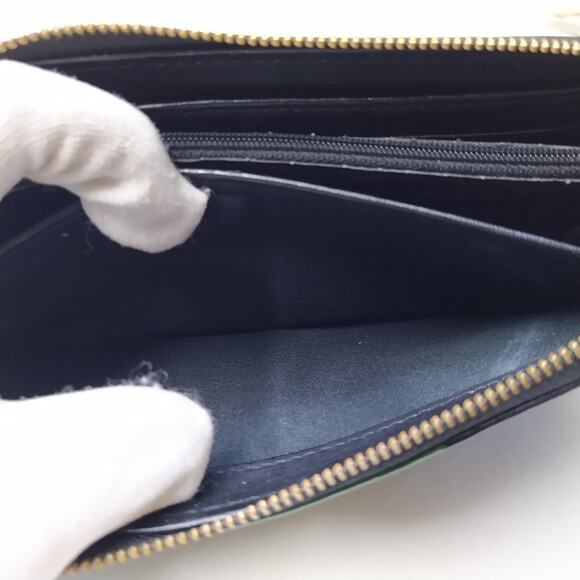 Fossil Patchwork Multicolor Leather Zip Around Credit Card Wallet - Picture 16 of 16